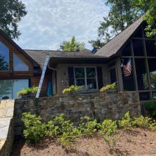 Lightning Rods on Lake Home in Eclectic, Alabama